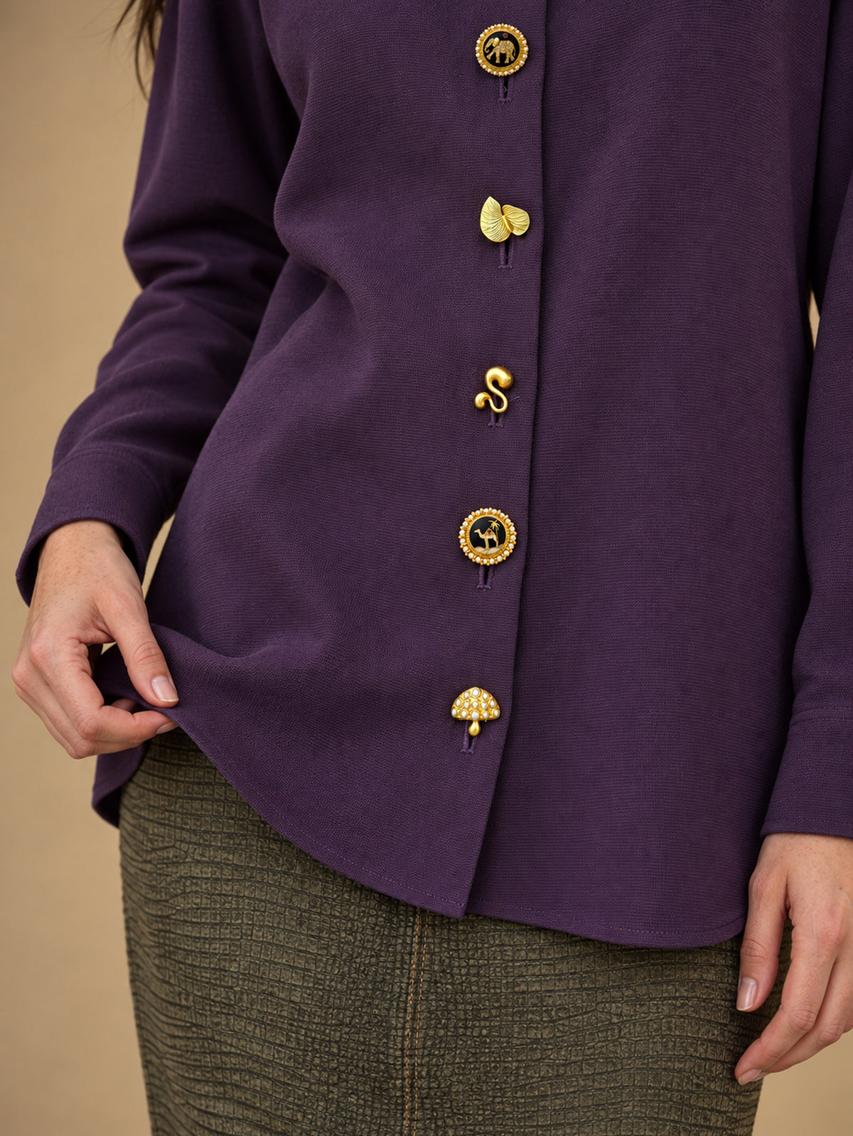 Sundown Plum Rodeo Shirt