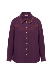 Sundown Plum Rodeo Shirt