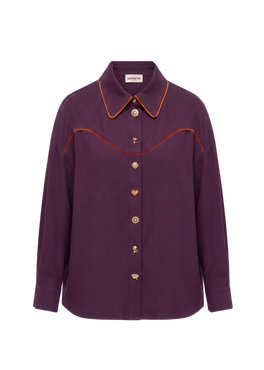 Sundown Plum Rodeo Shirt