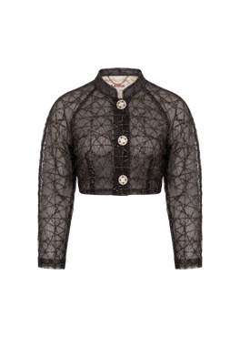 Usiku Lace Cropped Jacket