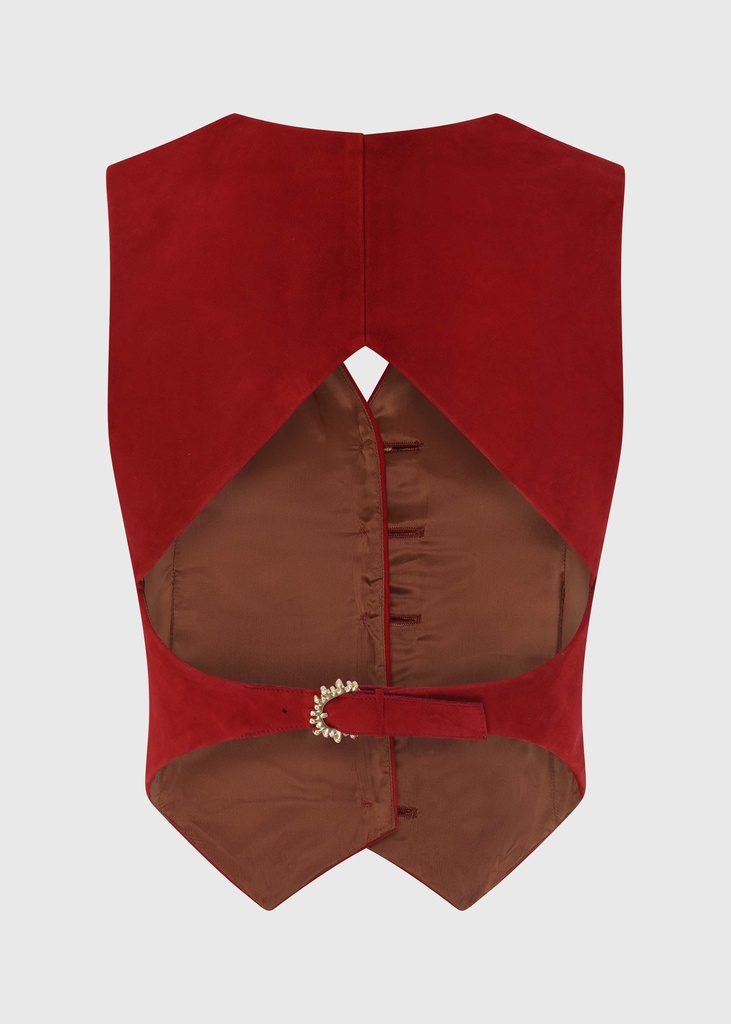 Redwood Suede Vest