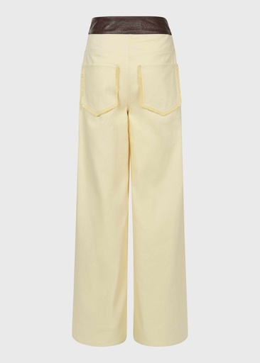 Desert Croc Yellow Denim Trousers