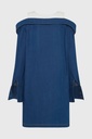 Borrowed Boyfriend Denim Crepe Dress