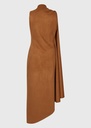 Cognac Suede Dress