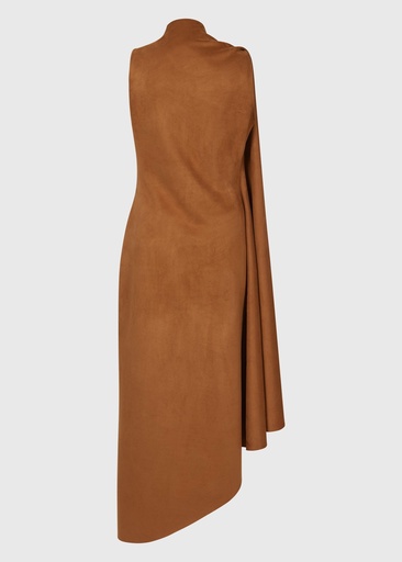 Cognac Suede Dress