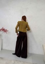 Cocoa Wide Leg Trousers