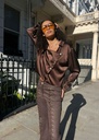 Chocolate Silk Sundown Shirt