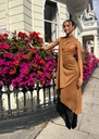Cognac Suede Dress