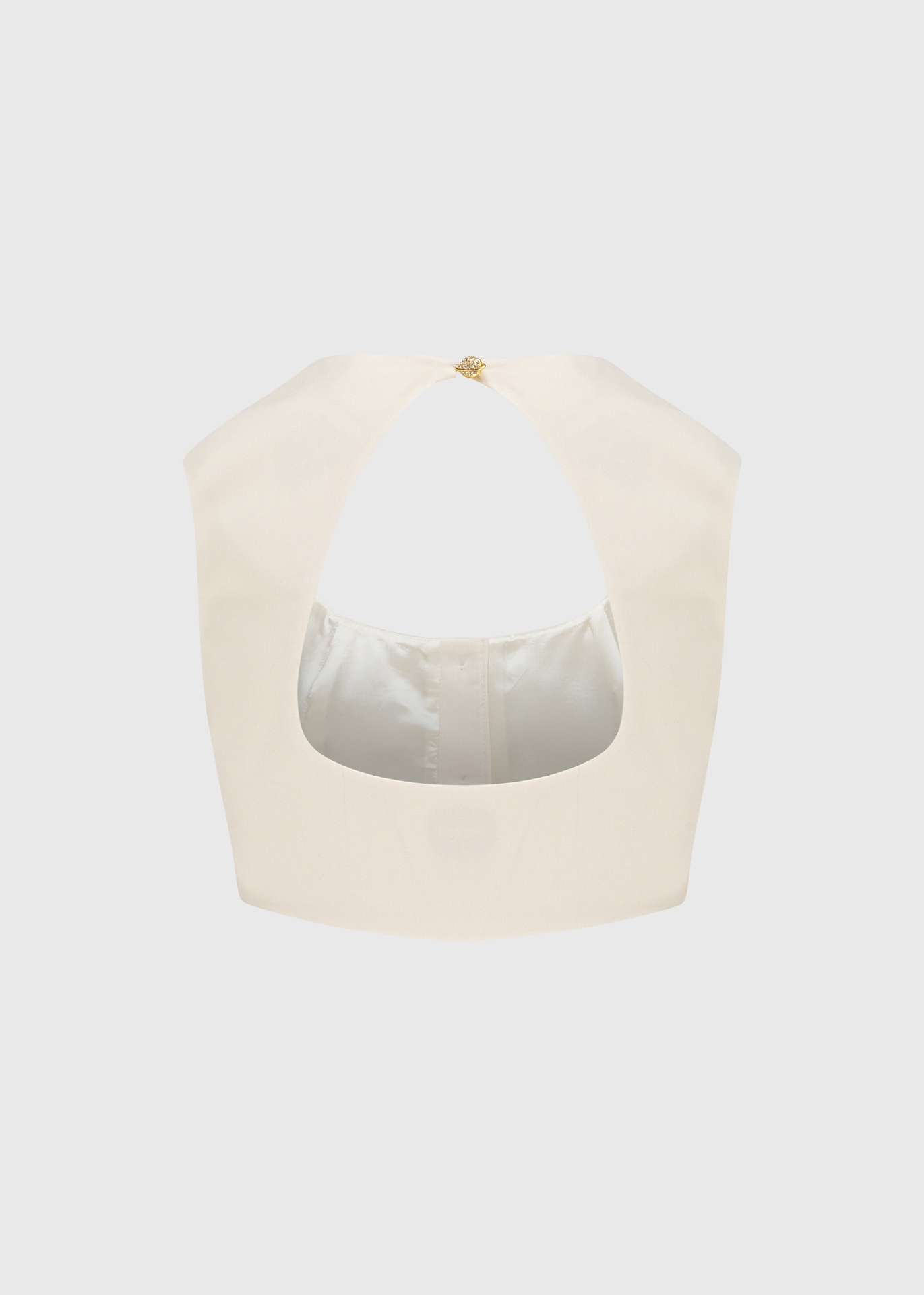 Lyra Ivory Cropped Bodice
