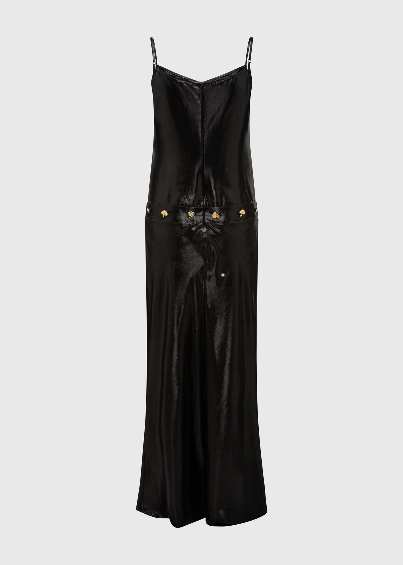 Celeste Noir Slip Dress