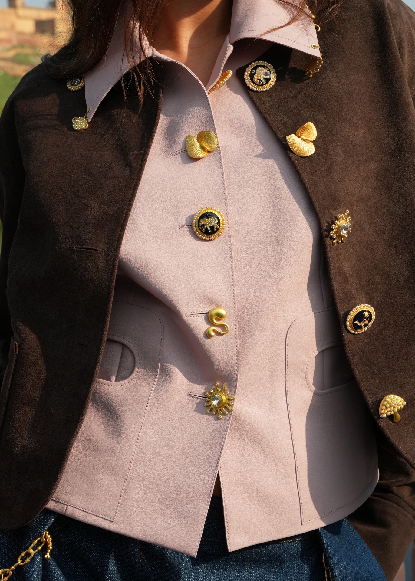 Mocha Mirage Suede Jacket