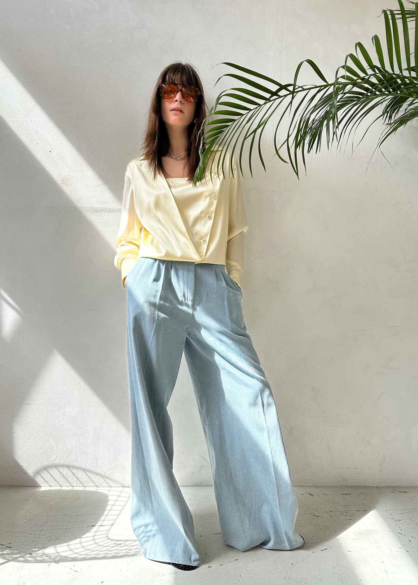 Cream Silk Sundown Shirt