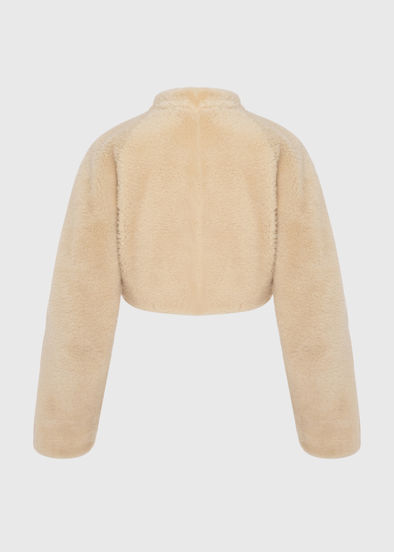 Cropped Teddy Jacket