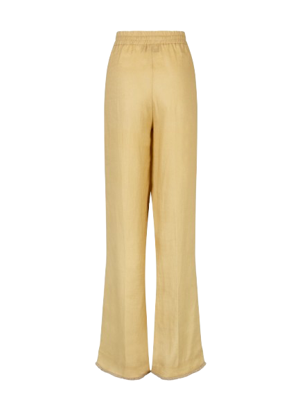 Mustard Linen Pants