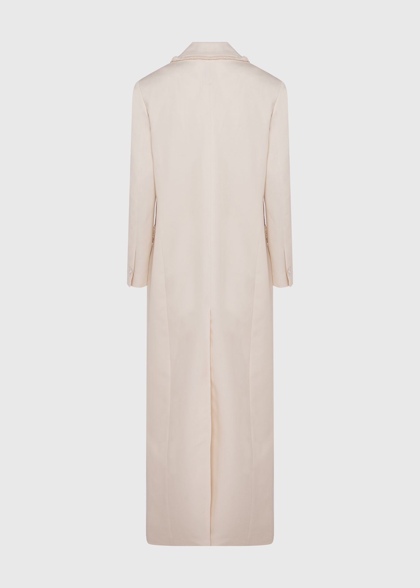 Aurelia Ivory Fringe Coat