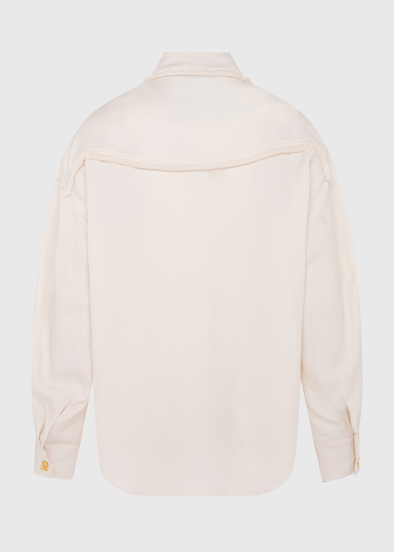 Aurelia Ivory Fringe Shirt