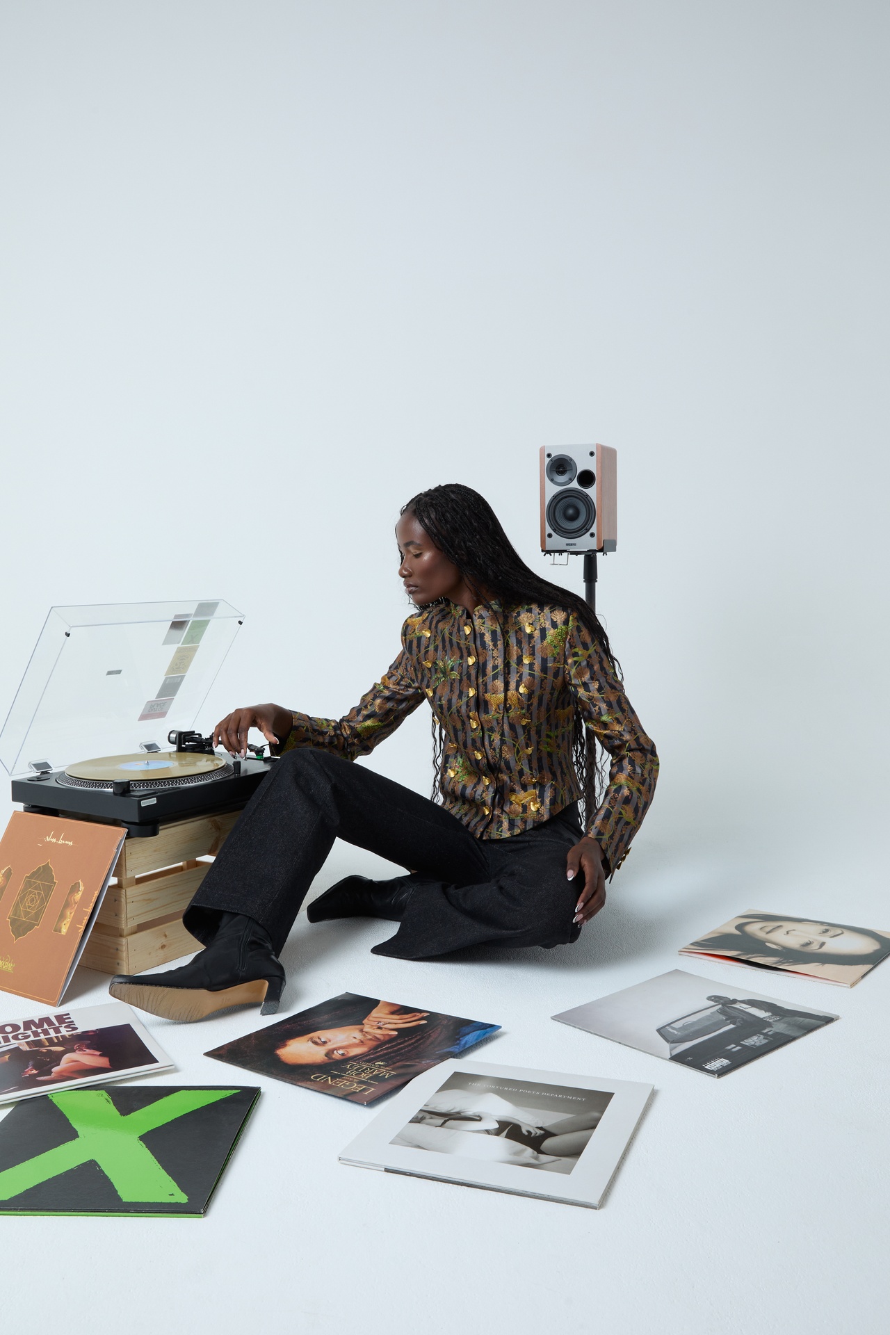 Sable Brocade Jacket 