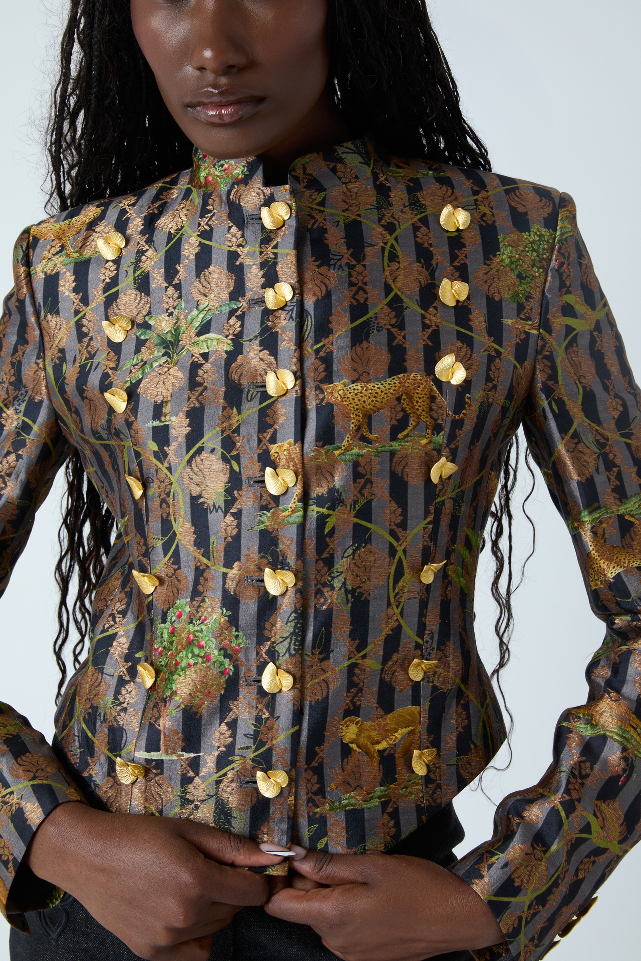 Sable Brocade Jacket 