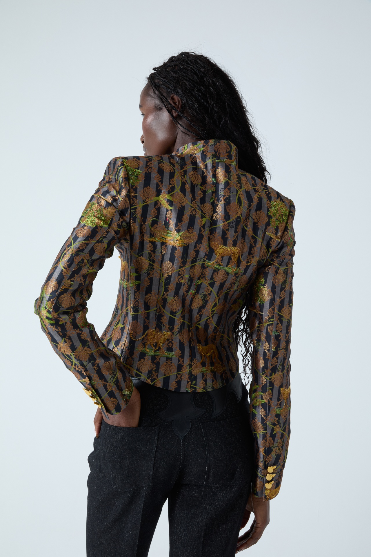 Sable Brocade Jacket 