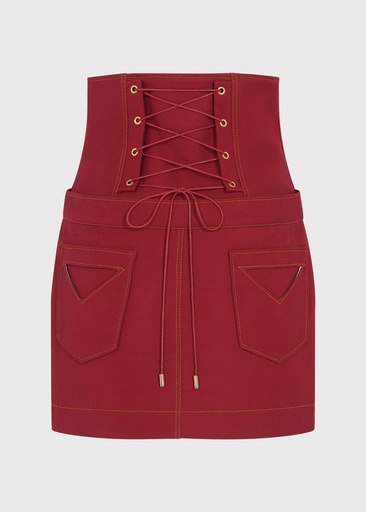 Reverse Cherry Charm Corset Skirt