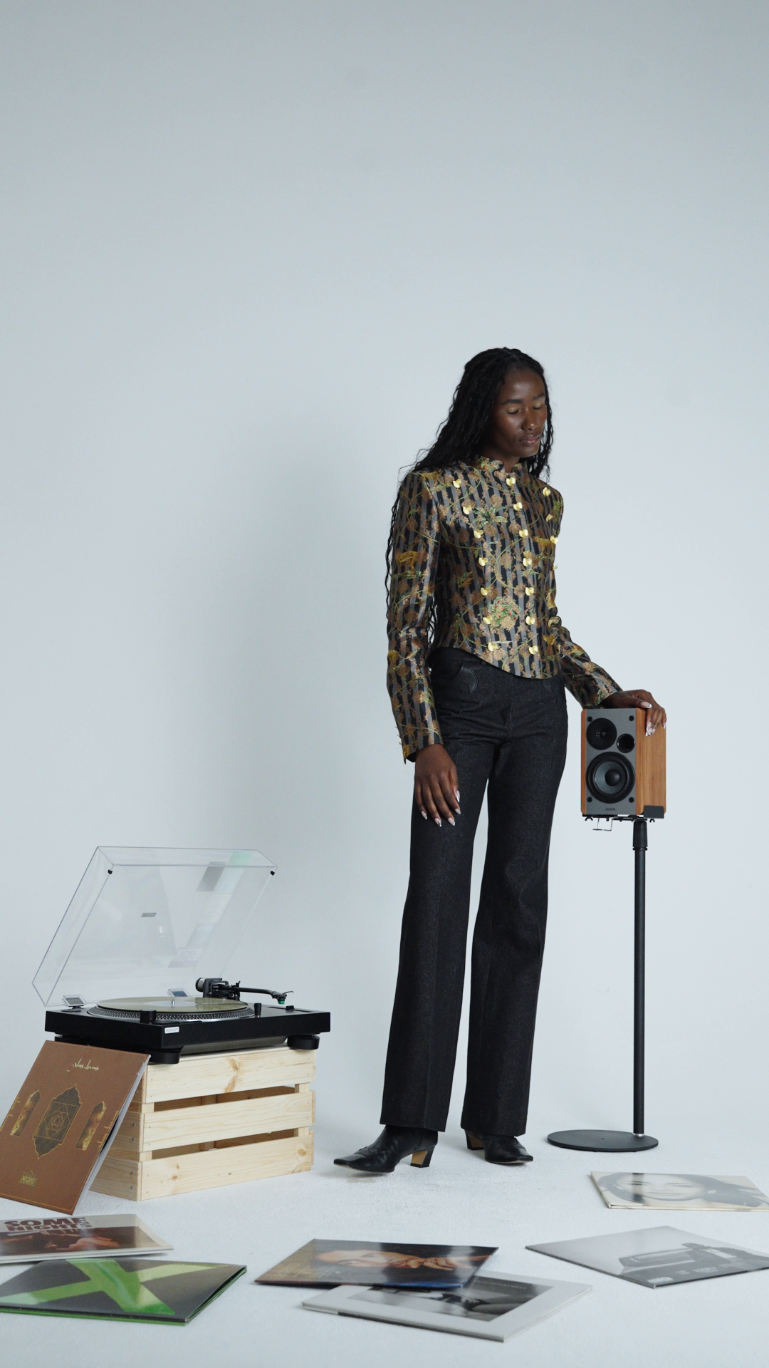 Sable Brocade Jacket 