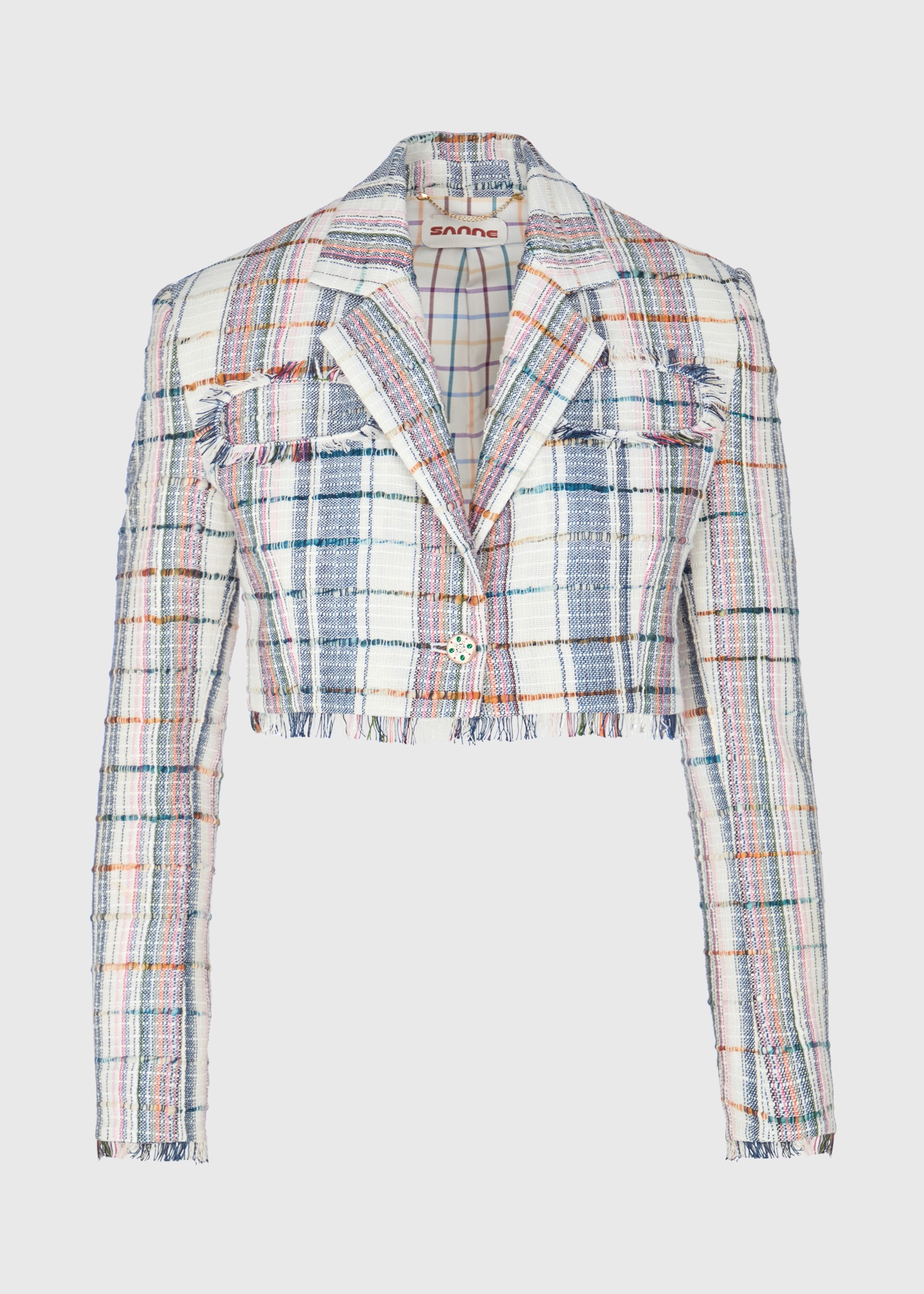Anashe Tweed Cropped Jacket