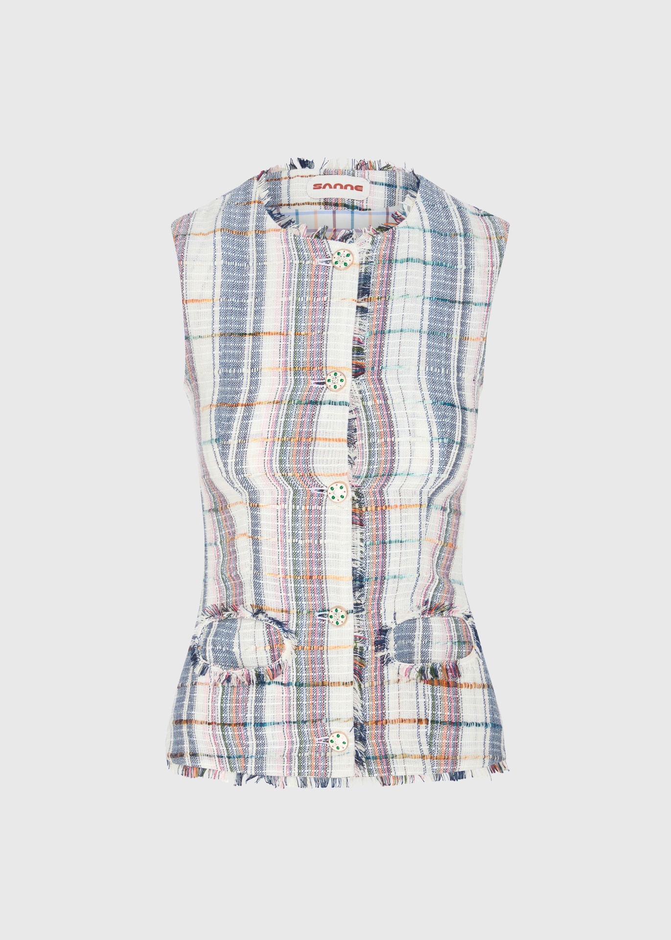 Anashe Tweed Vest