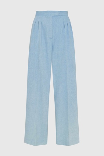 Pleat Perfect Denim Trousers