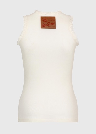 Cream Tank Top