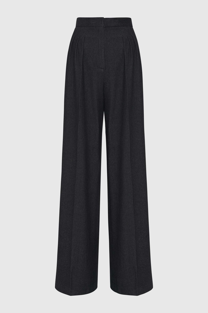 Eclipse Noir Pleat Perfect Denim Trousers