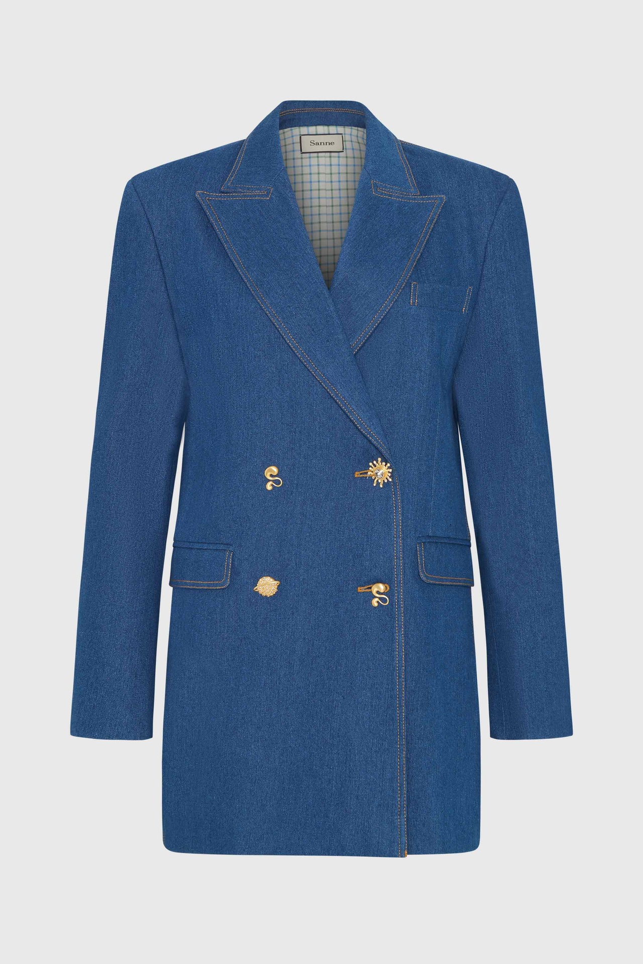 Stellar Denim Blazer