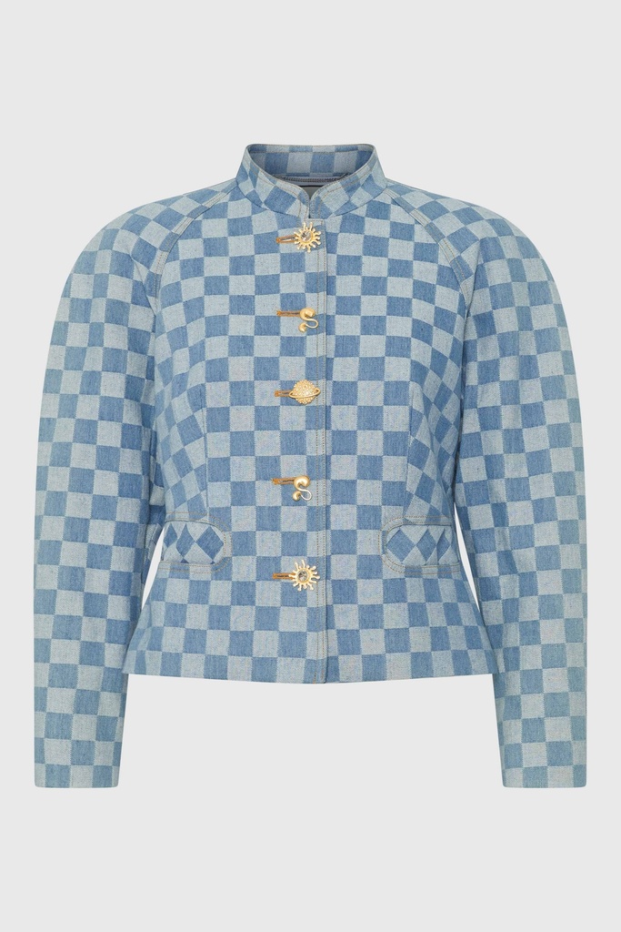 Checkered Cosmic Voyage Jacket