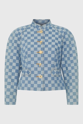 Checkered Cosmic Voyage Jacket (UK16)