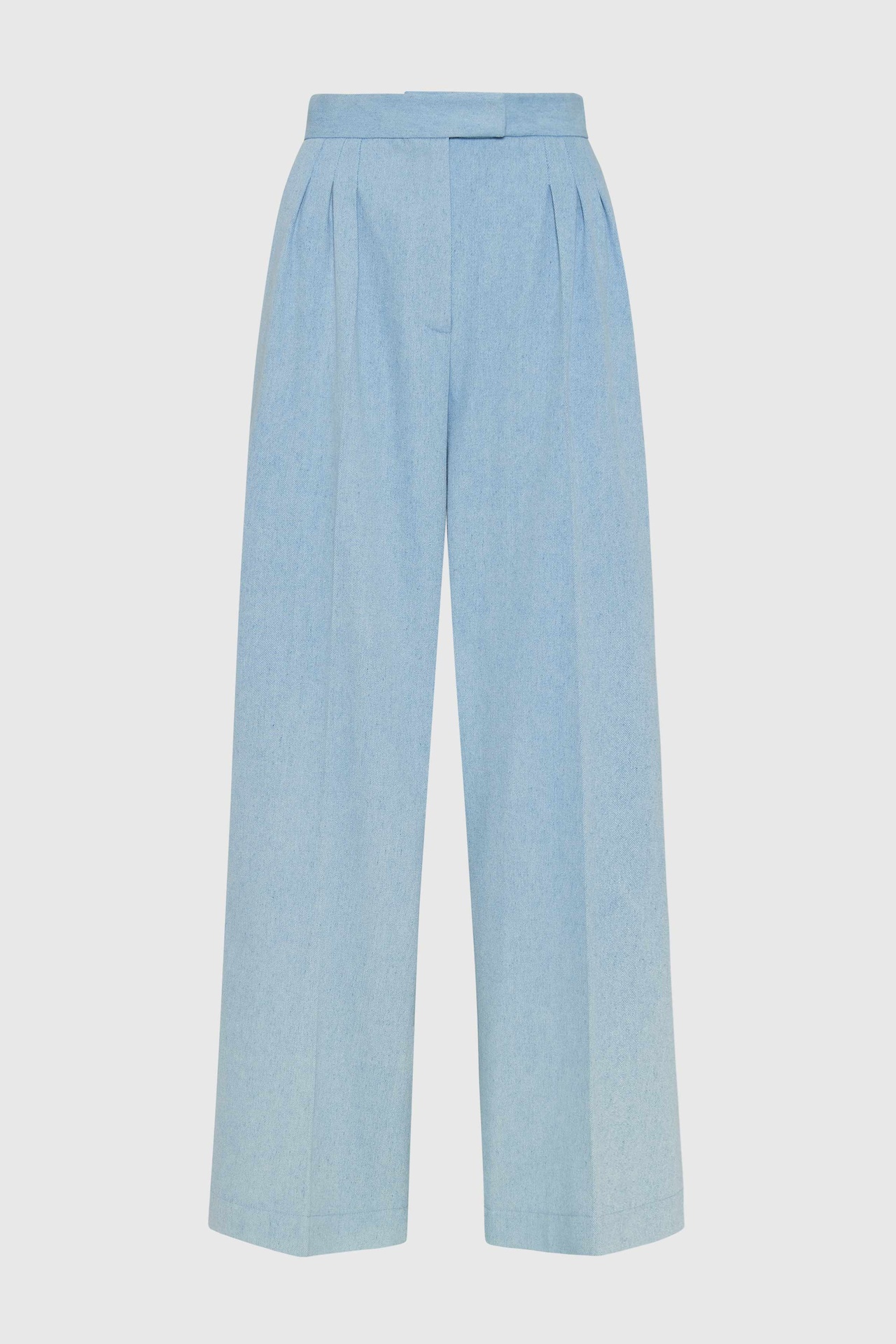 Pleat Perfect Denim Trousers