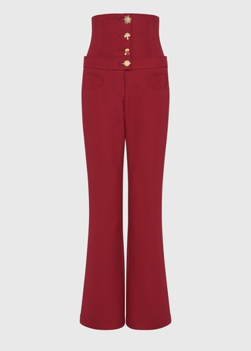 Cherry Synth Corset Trousers (UK16)