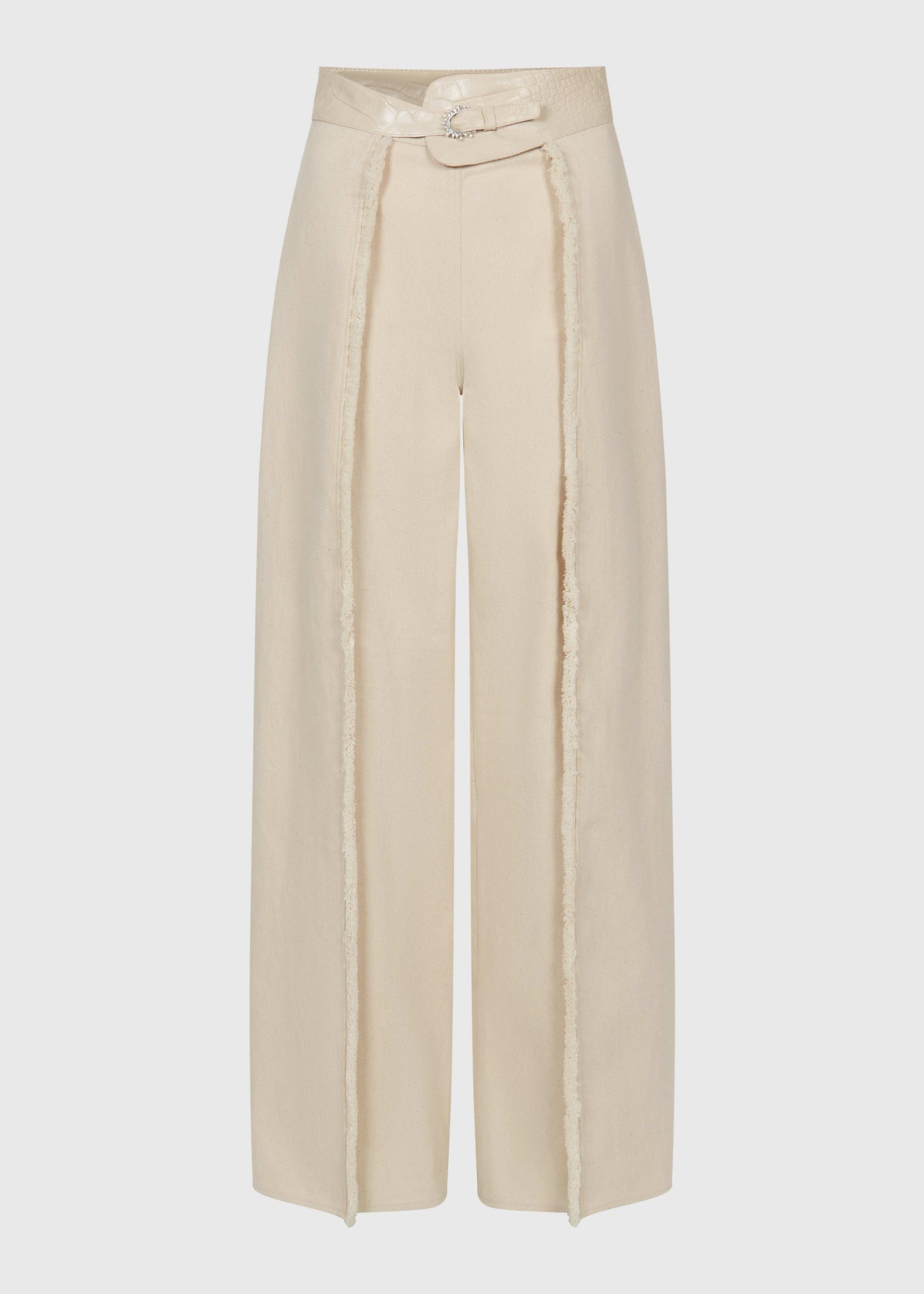 Dune Beige Denim Trousers