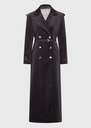 Ash Corduroy Trench Coat