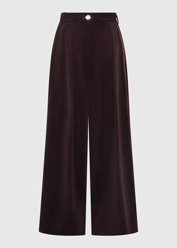 Cocoa Wide Leg Trousers (UK16)