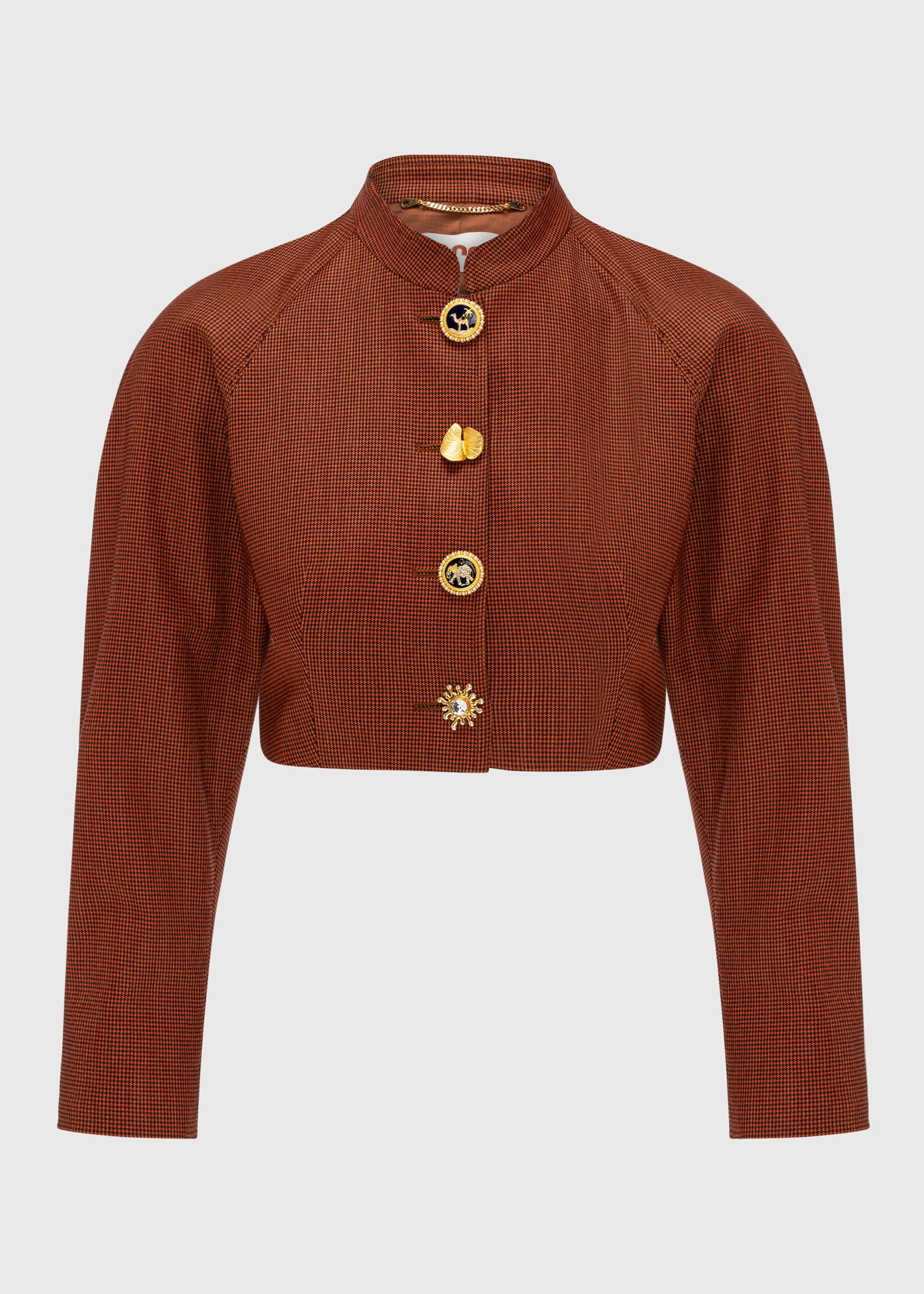 Sahara Rust Cropped Jacket