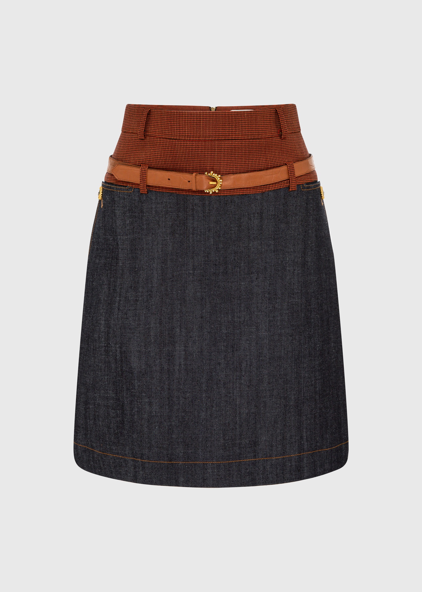 [SKT-SA25-06-DEN-BLU] Sahara Horizon Denim Skirt (UK6)