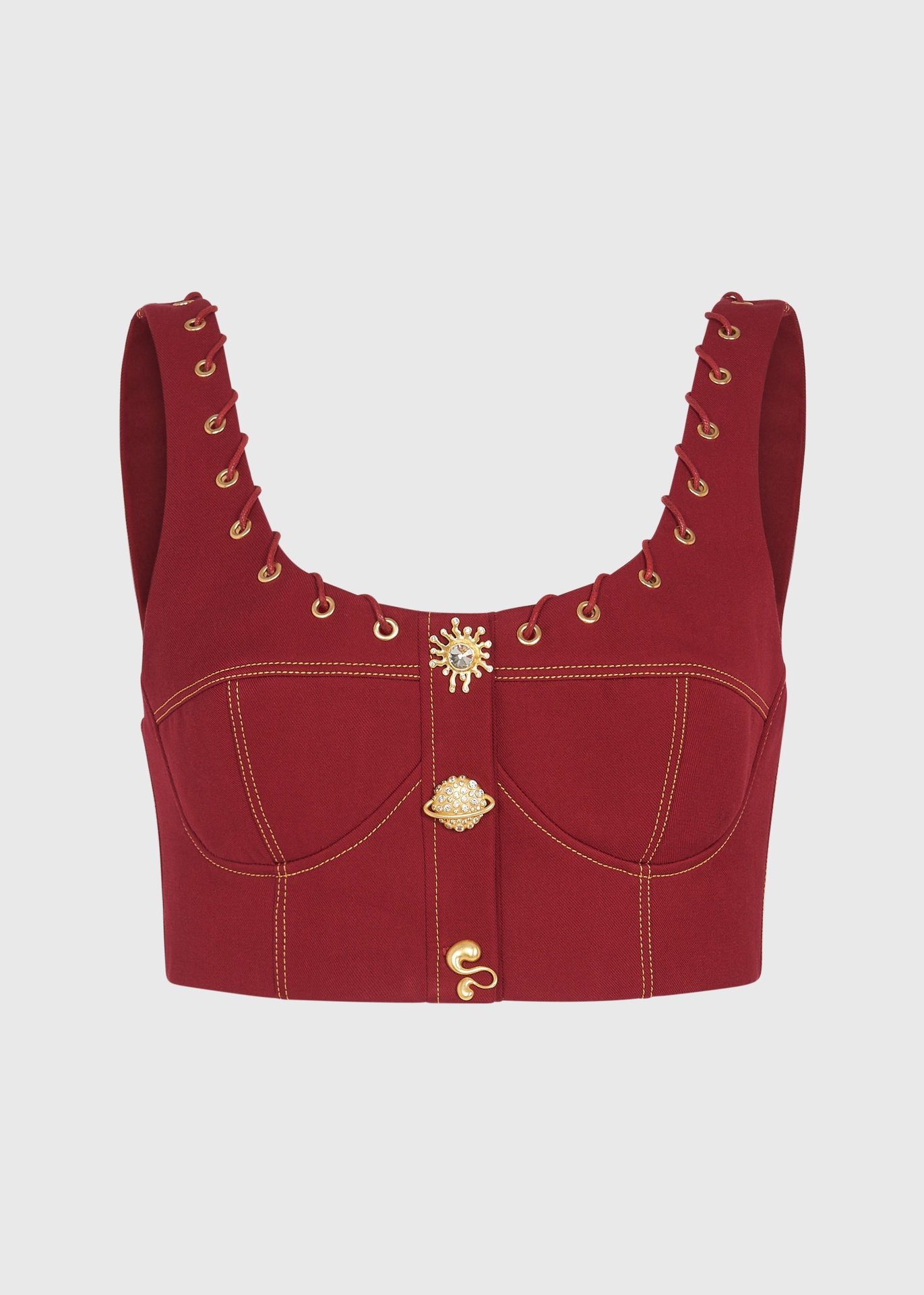 [BRA-AS126-12-TWL-CHR] Cherry Quantum Bralette (UK12)