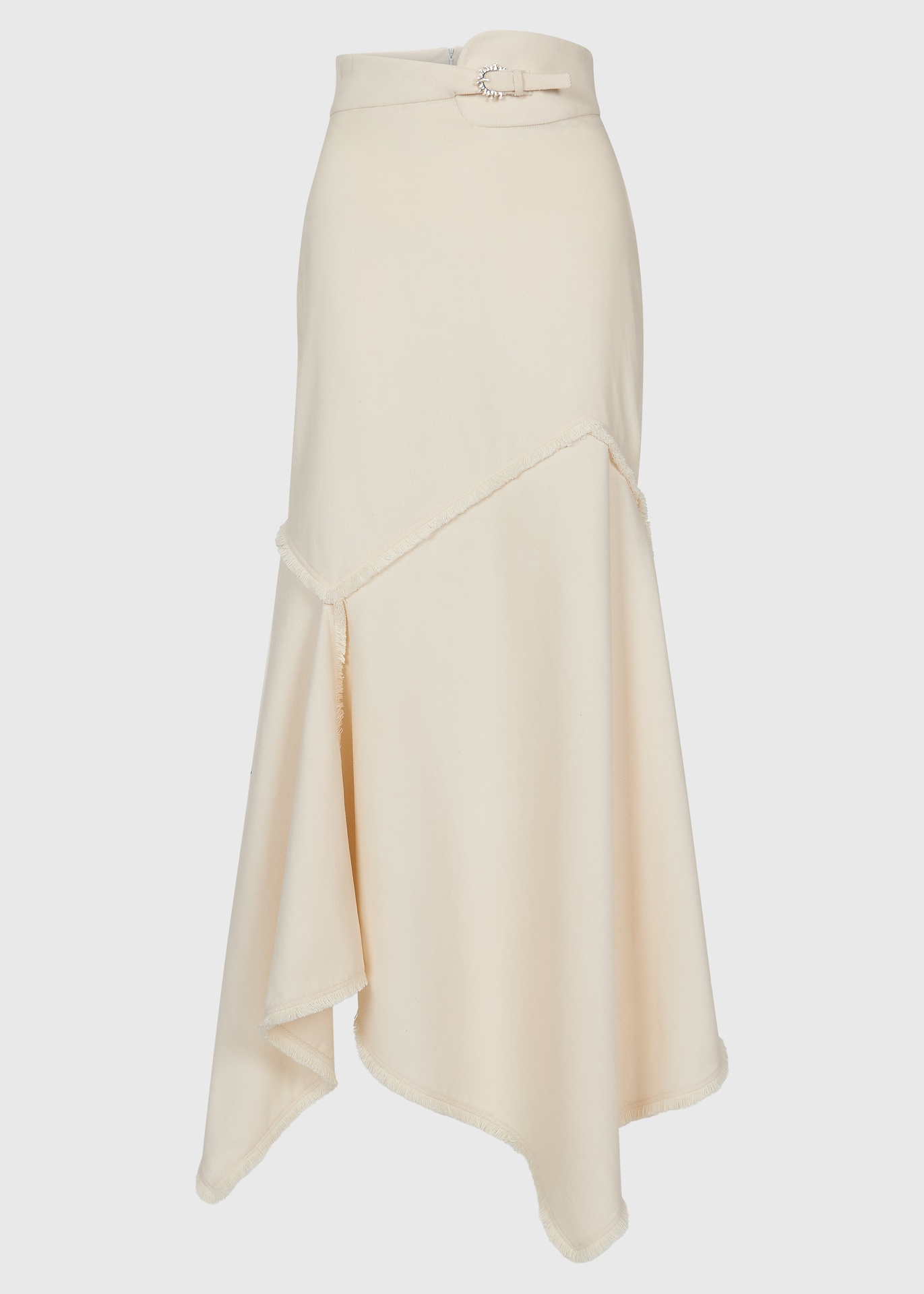 [SKT-AS126-08-COR-IVR] Canyon Corduroy Midi Skirt Size UK8