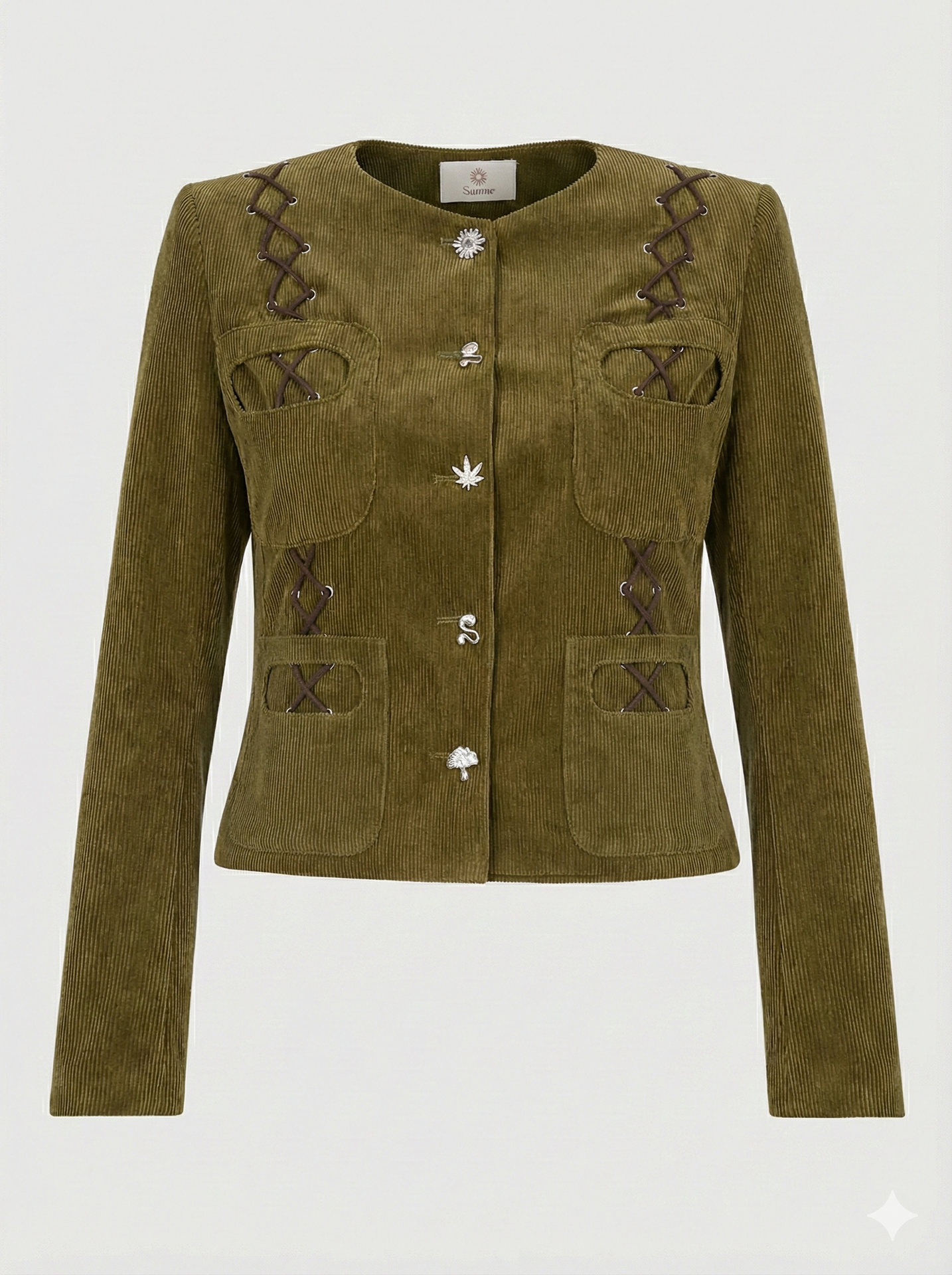 Khaki Trail Jacket Size (Size UK8)