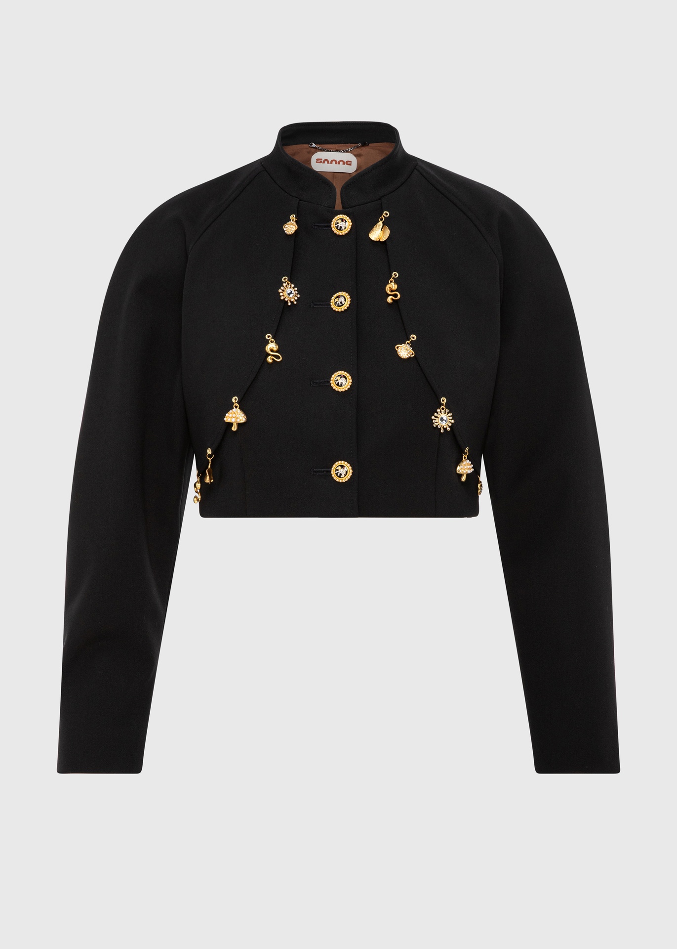 [JKT-TTD4-06-TWL-BLK] Gilded Noir Jacket  (UK6)