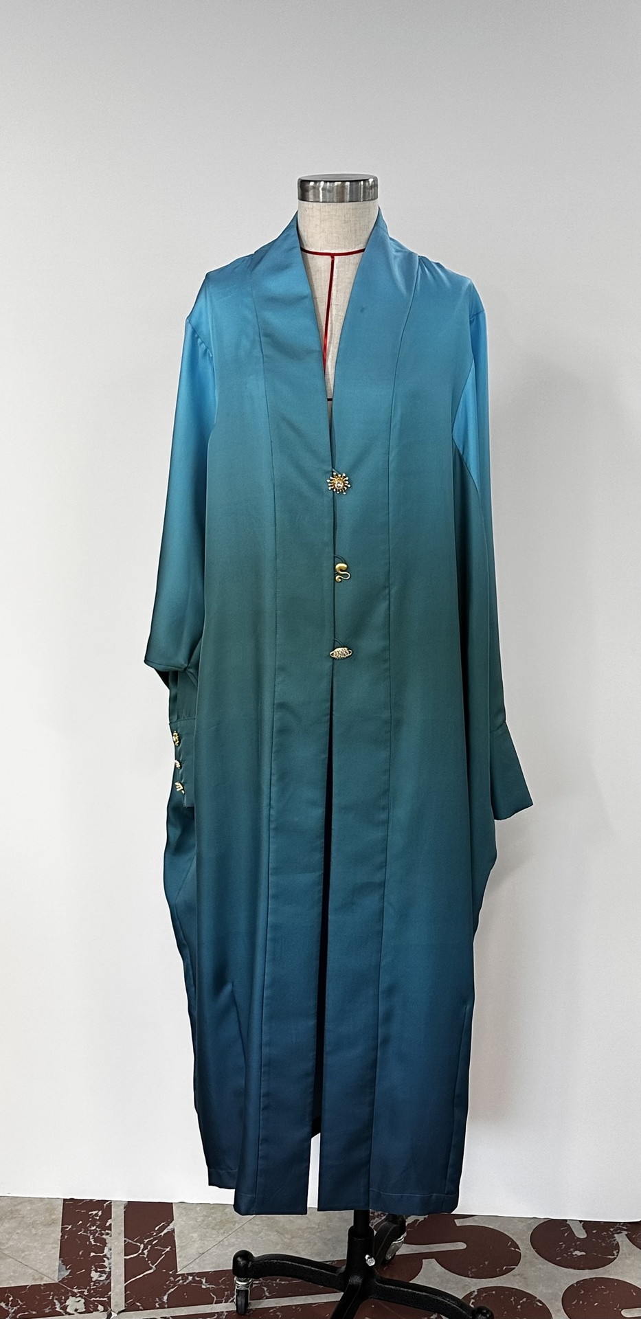 Ombre Pure Silk Robe Size UK10