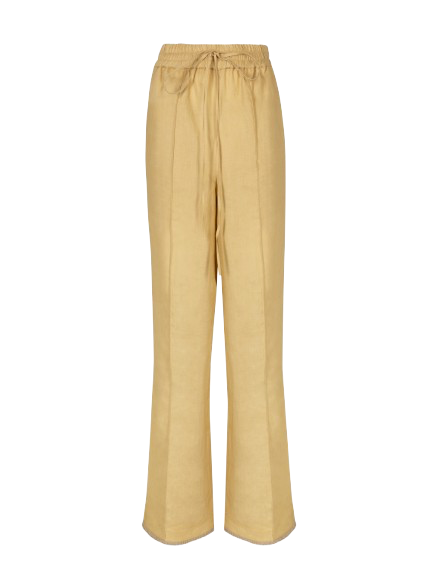 Mustard Linen Pants Size UK6