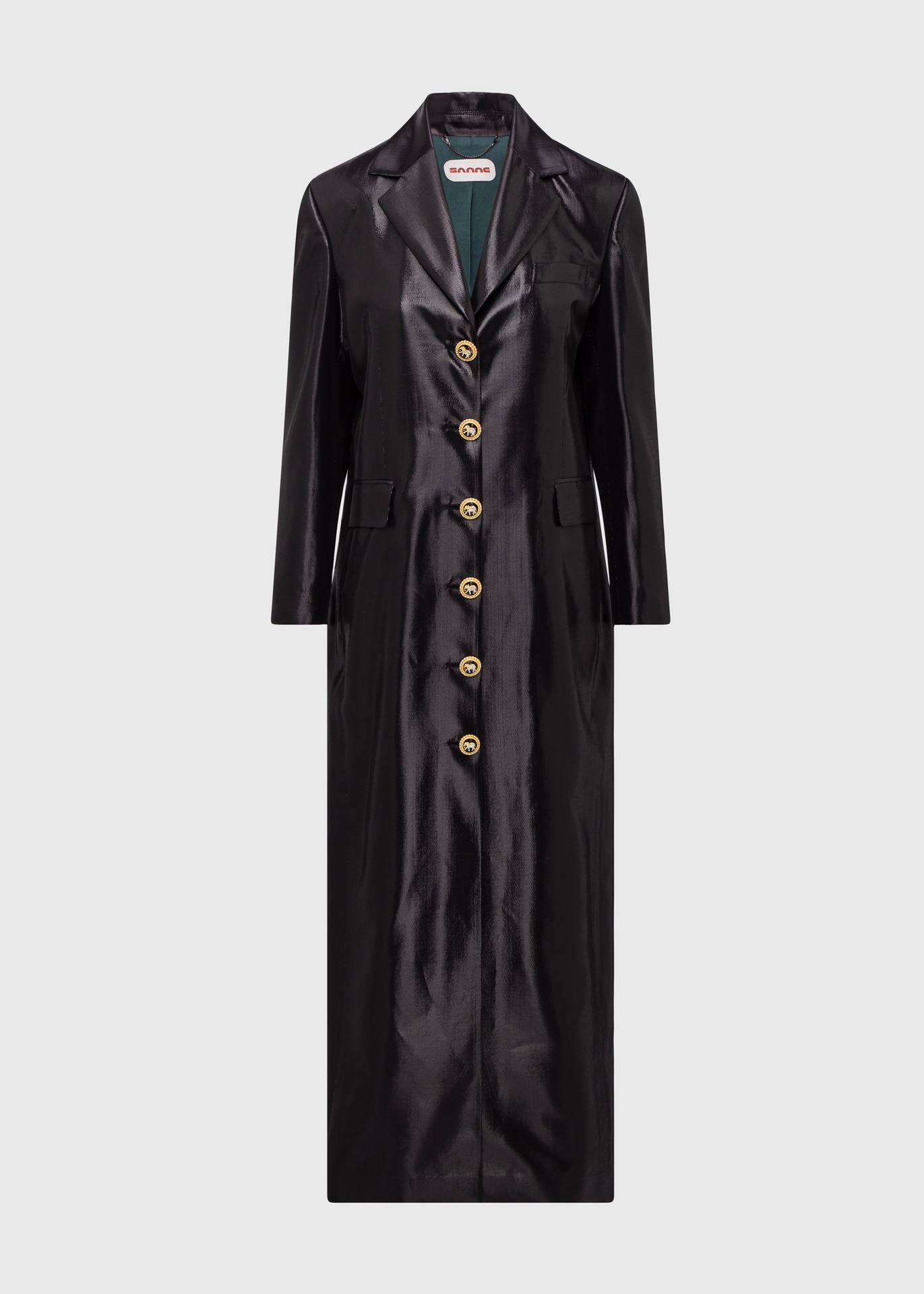 [COT-DTD26-06-SIL-BLK] Celeste Noir Coat (UK6)