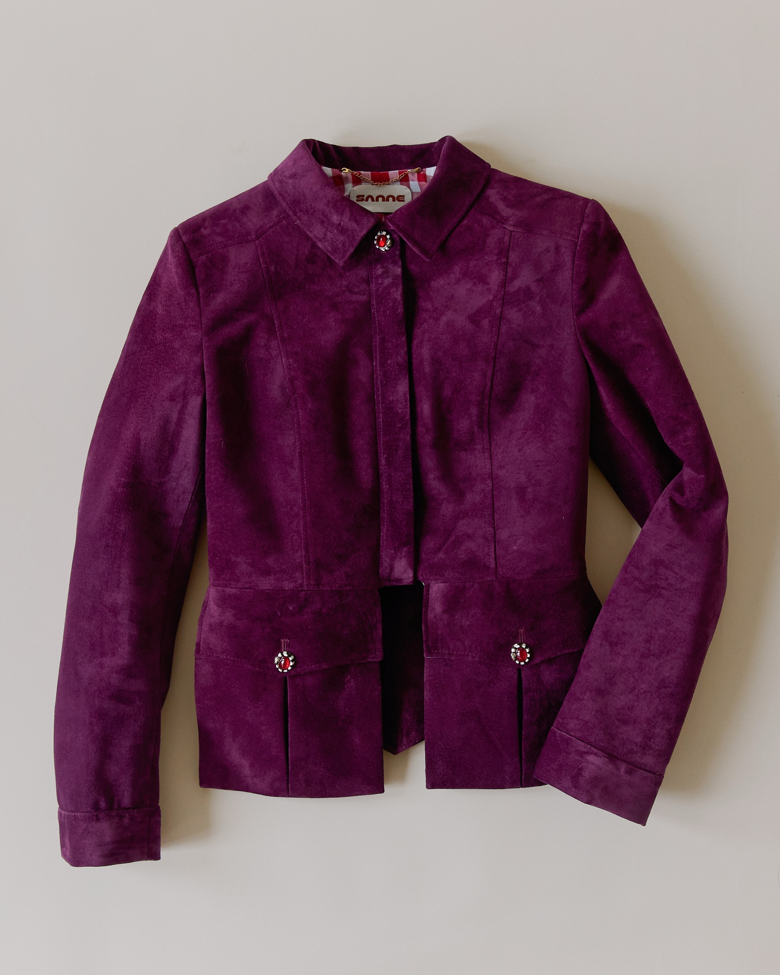 [JKT-VN26-06-SUE-PUR] Makeda Suede Jacket (UK6)