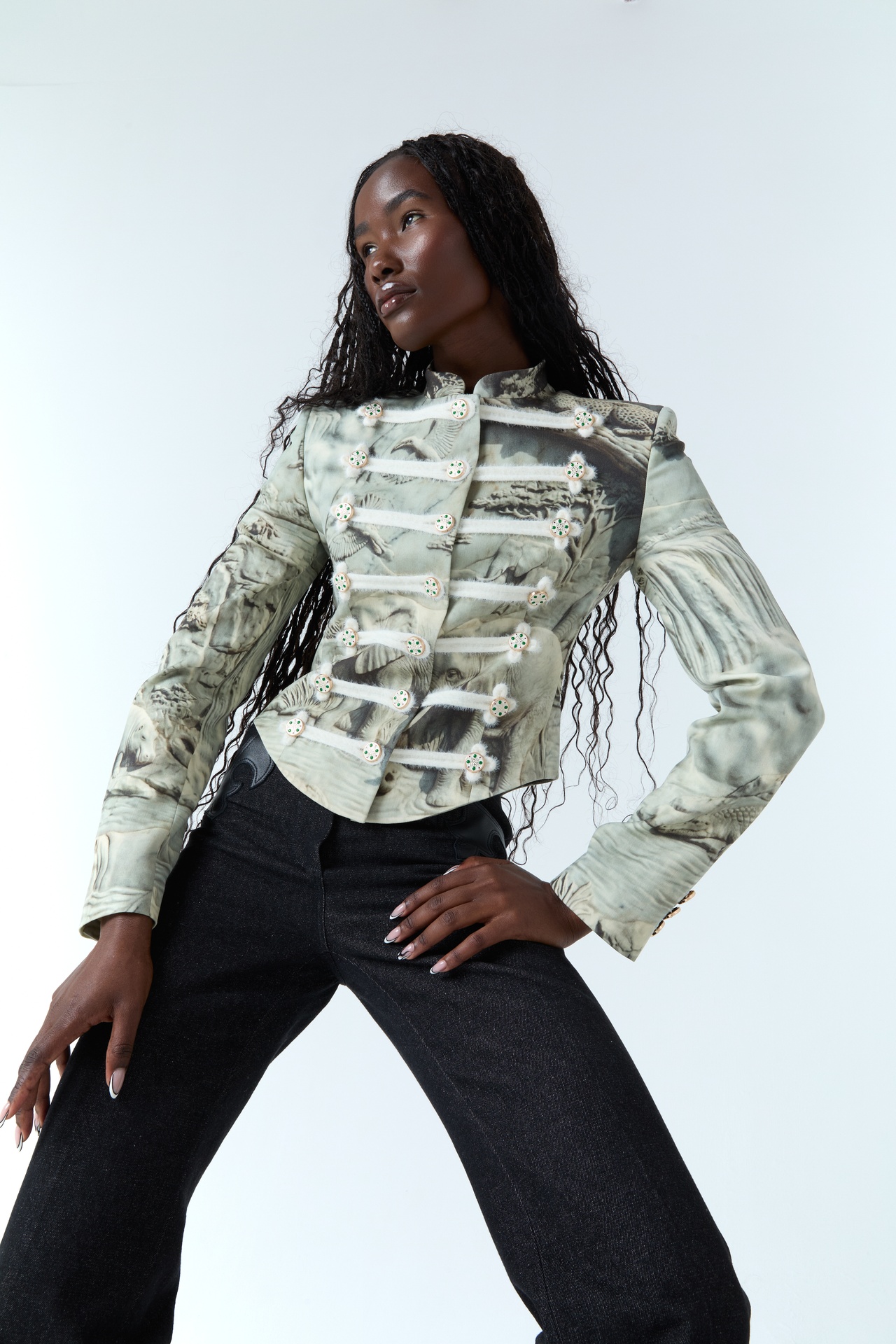 [JKT-VN26-06-WOL-GRY] Zambezi Napoléon Jacket (UK6)