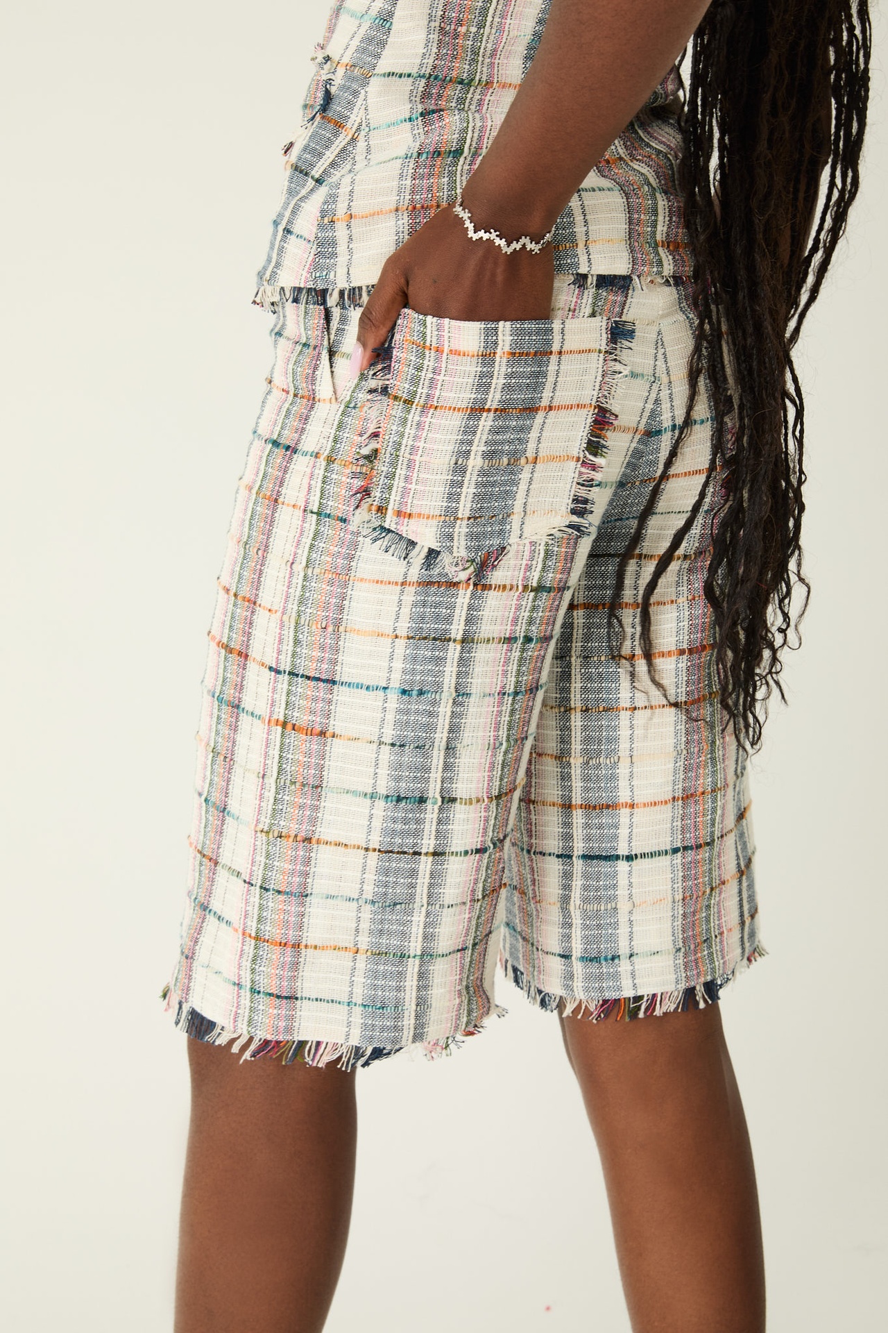 Anashe Tweed Shorts